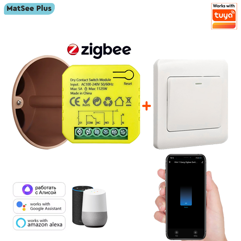 Smart Home Plus - Módulo de Relé de Contato Seco