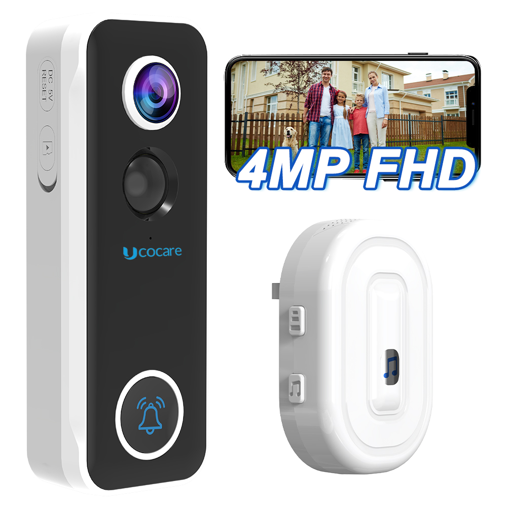 Smart Home Video - Campainha de Vídeo Sem Fio UCOCARE