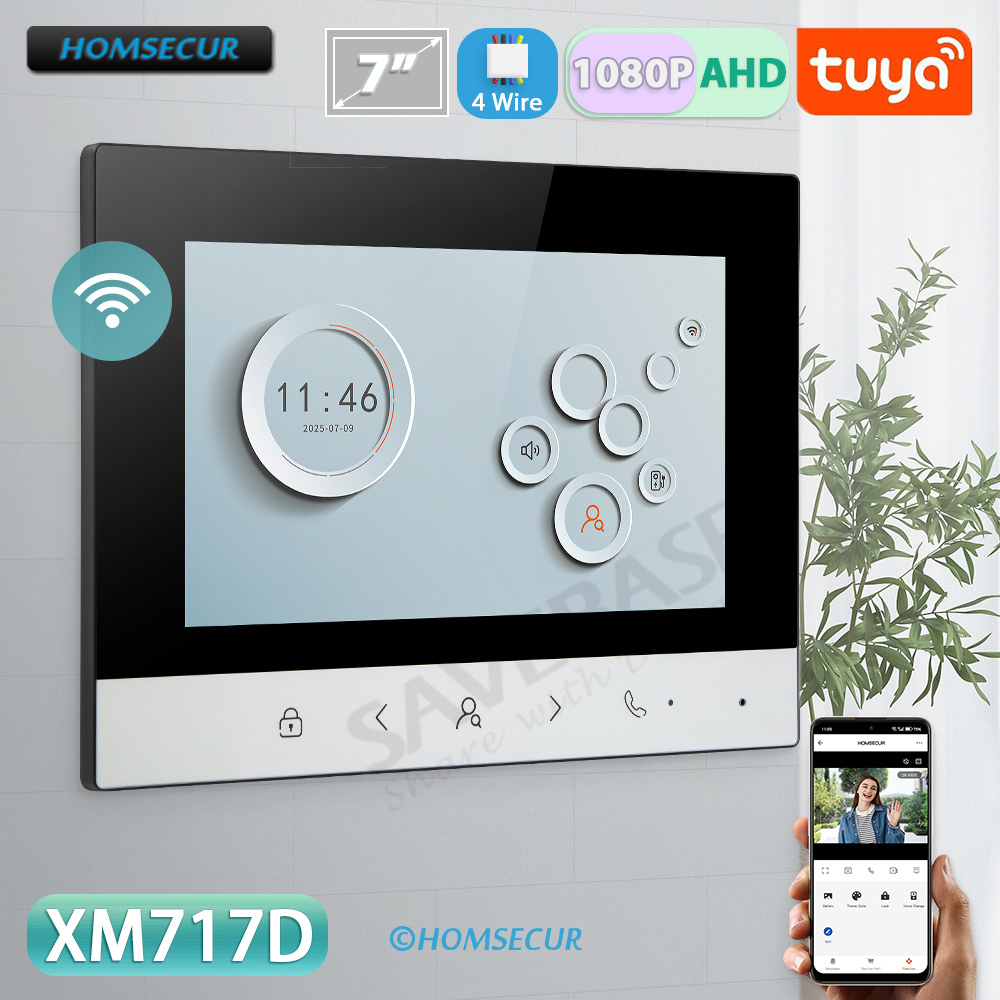 Smart Home Video - Monitor Interno Inteligente Tuya WIFI com
