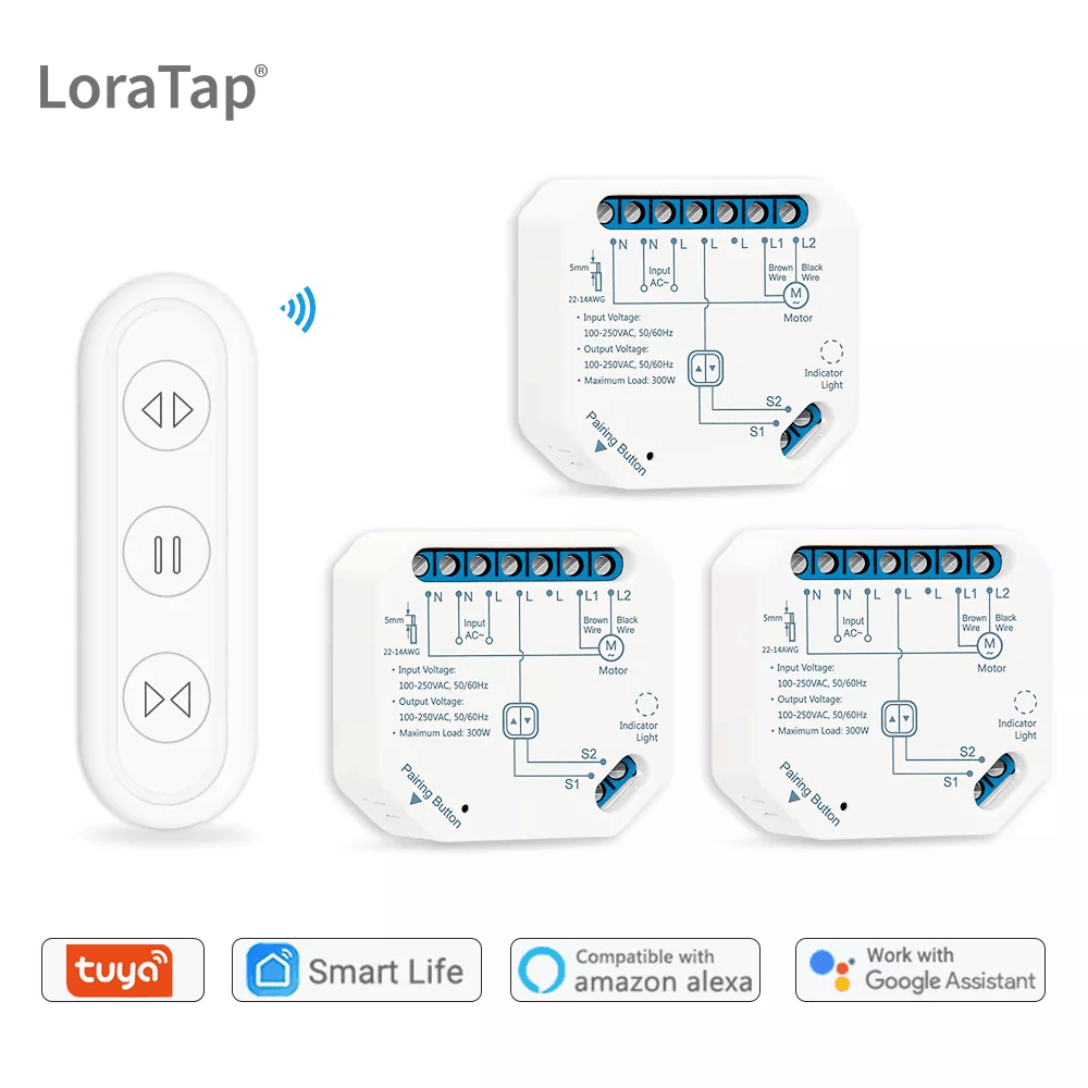 Universal Remote Smart Home - Tuya vida inteligente cortina interruptor módulo