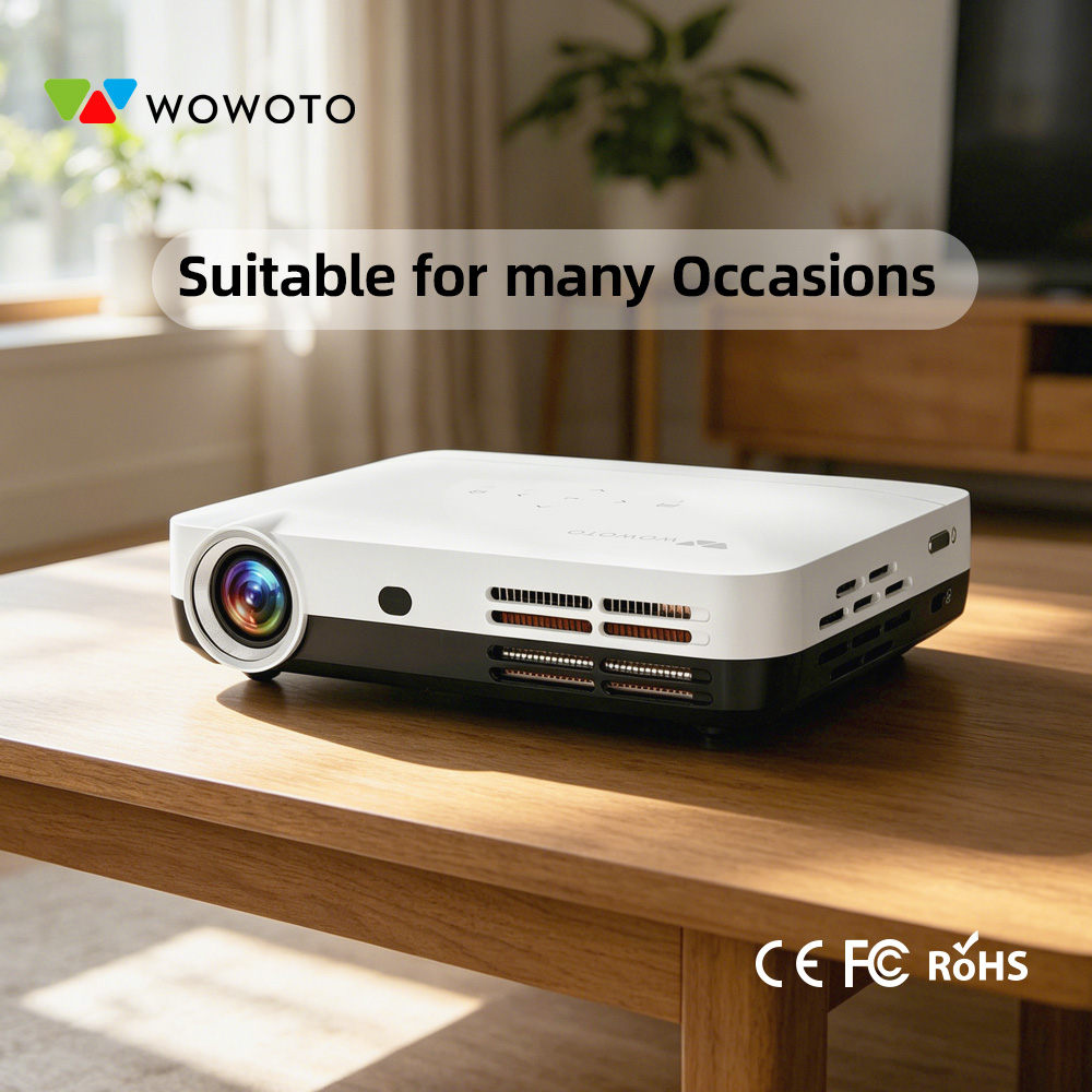 Smart Home Video - Projetor Portátil Mini Home Theater WOWOTO