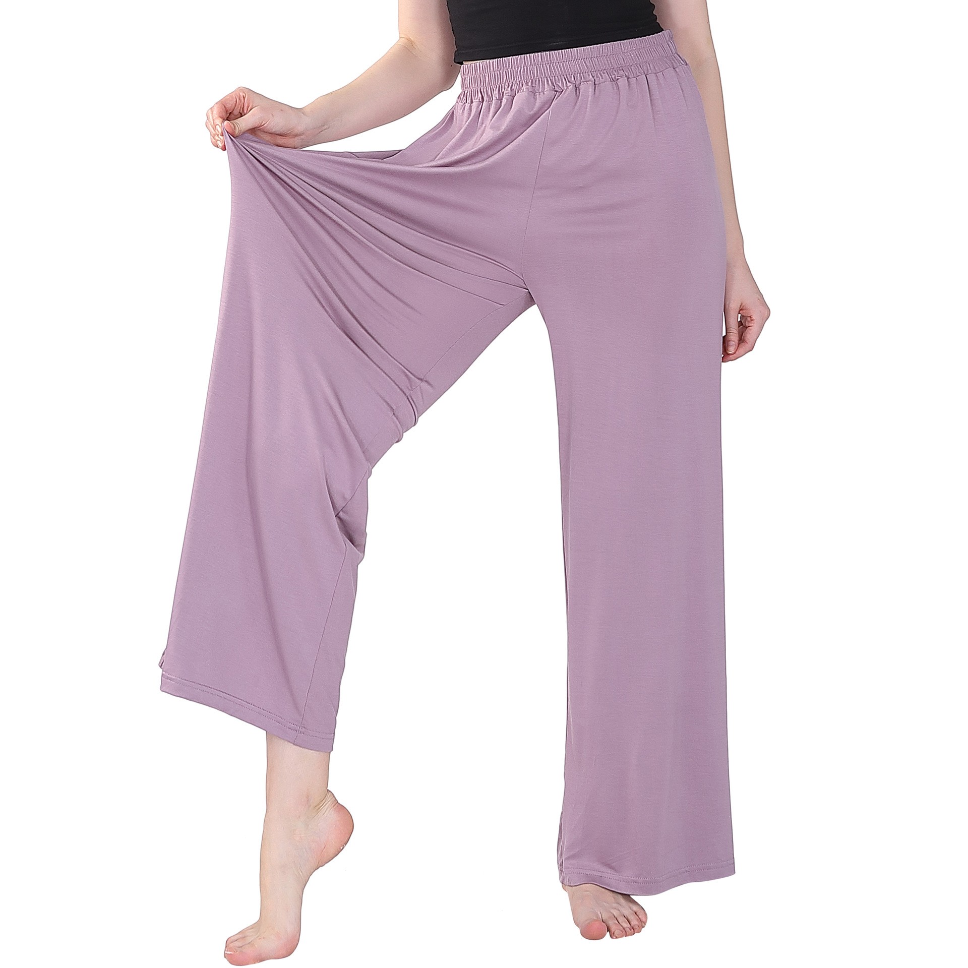 Smart Home Plus - Calça feminina pijama de algodão macio,