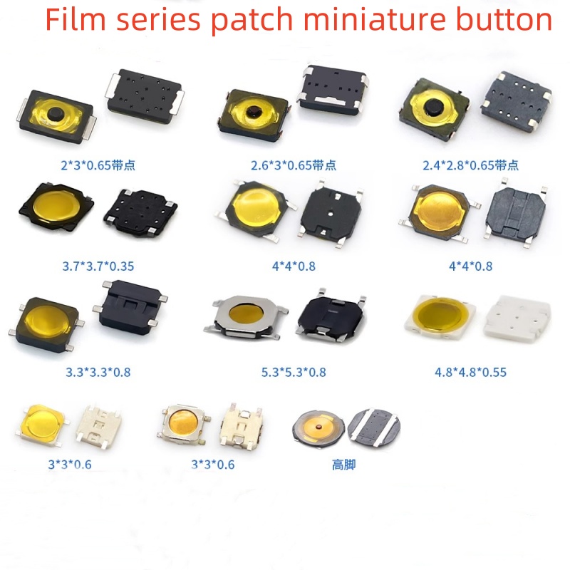 10/100 Peças Botão Tátil Minia - Smart Home Yellow avaliação e preço