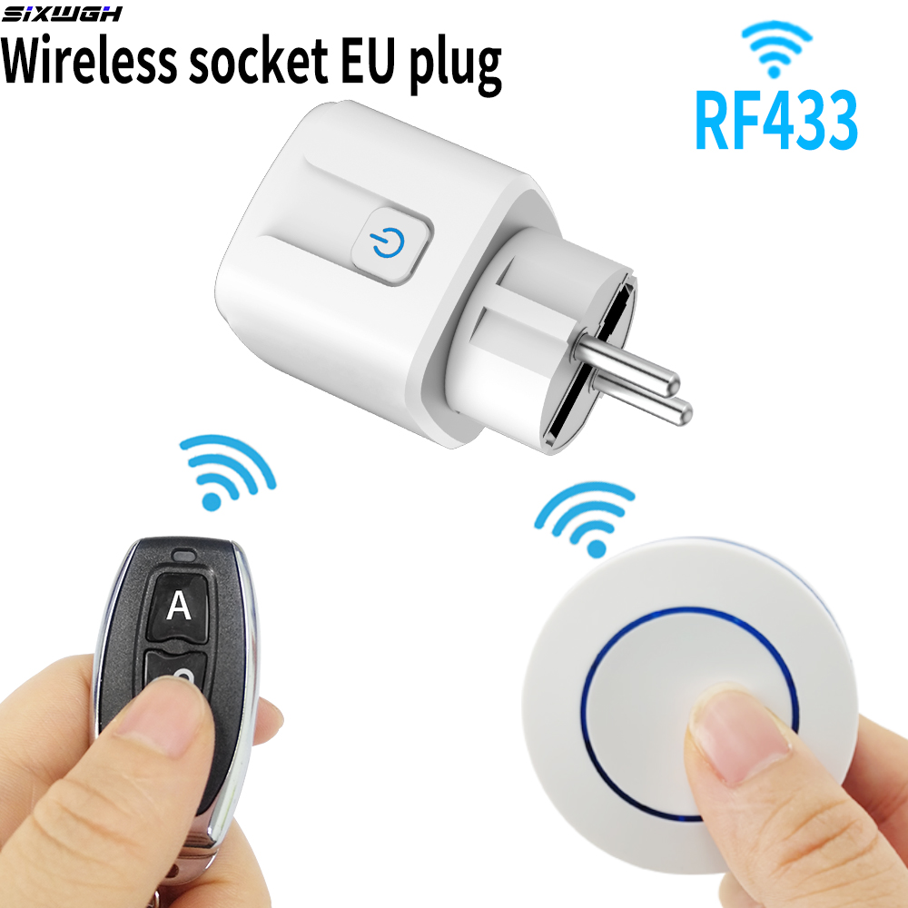 Tomada sem fio RF433 com contr - Universal Remote Smart Home avaliação e preço
