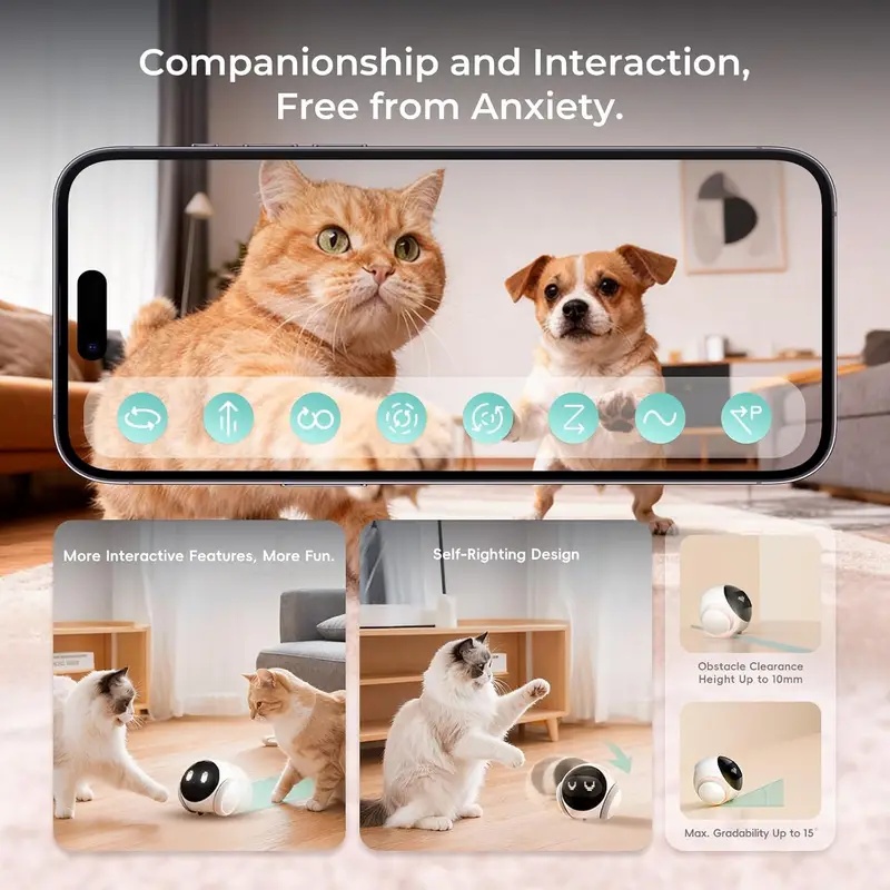 Câmera Robô Móvel para Animais - Smart Home Video avaliação e preço