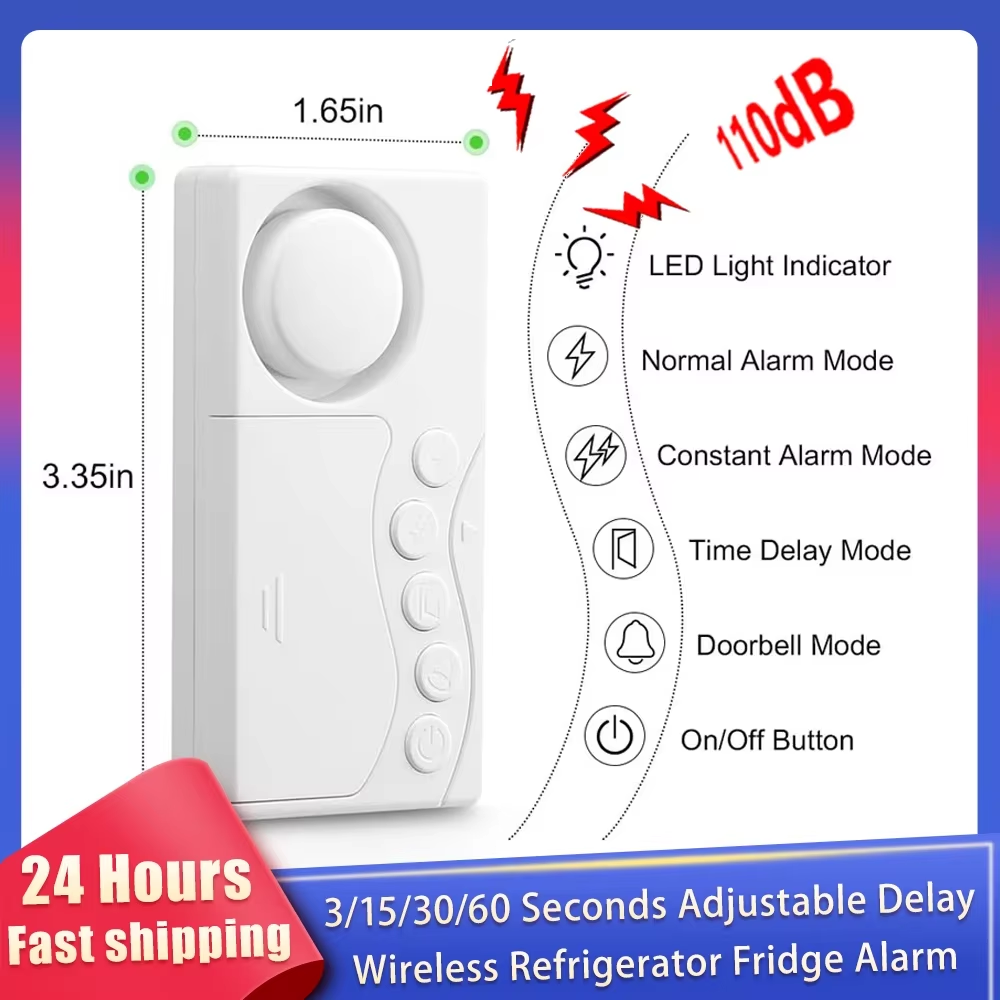 Novo alarme de porta de freeze - Wireless Door Sensor avaliação e preço