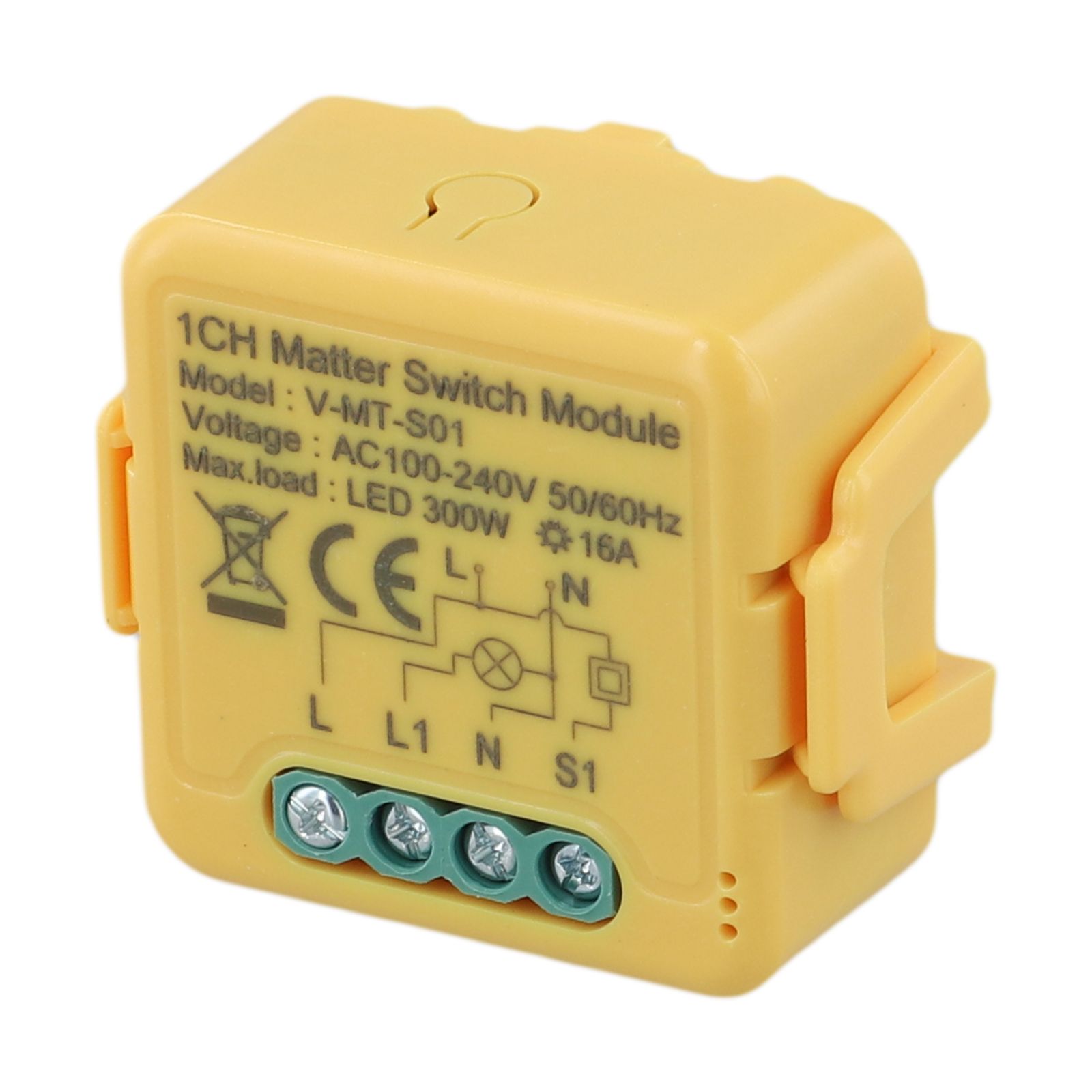 16A Interruptor de Relé para C - Smart Home Yellow avaliação e preço