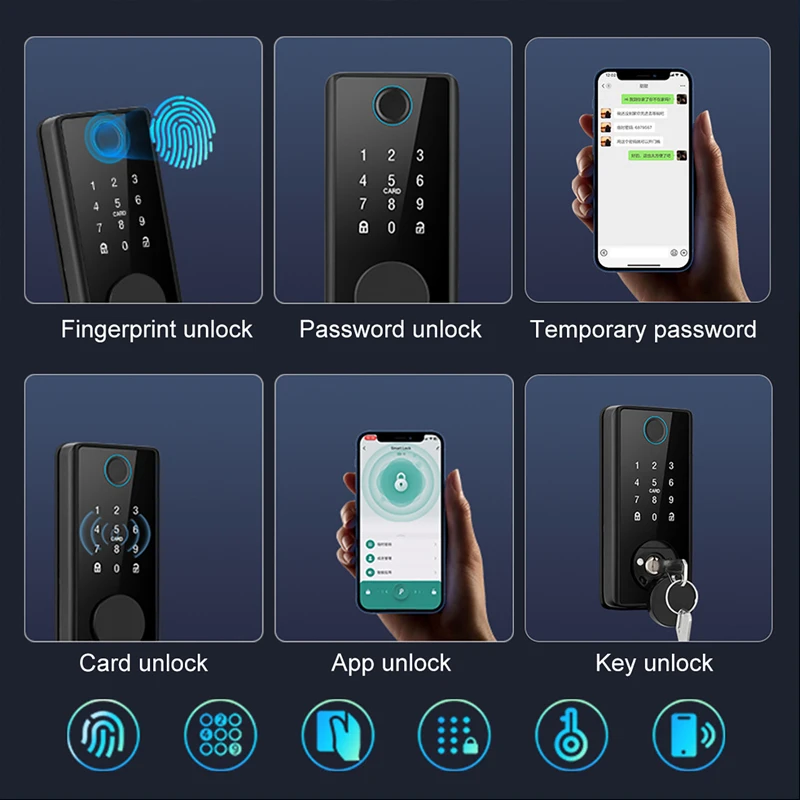 Fechadura inteligente com impr - Smart Home Door Lock avaliação e preço