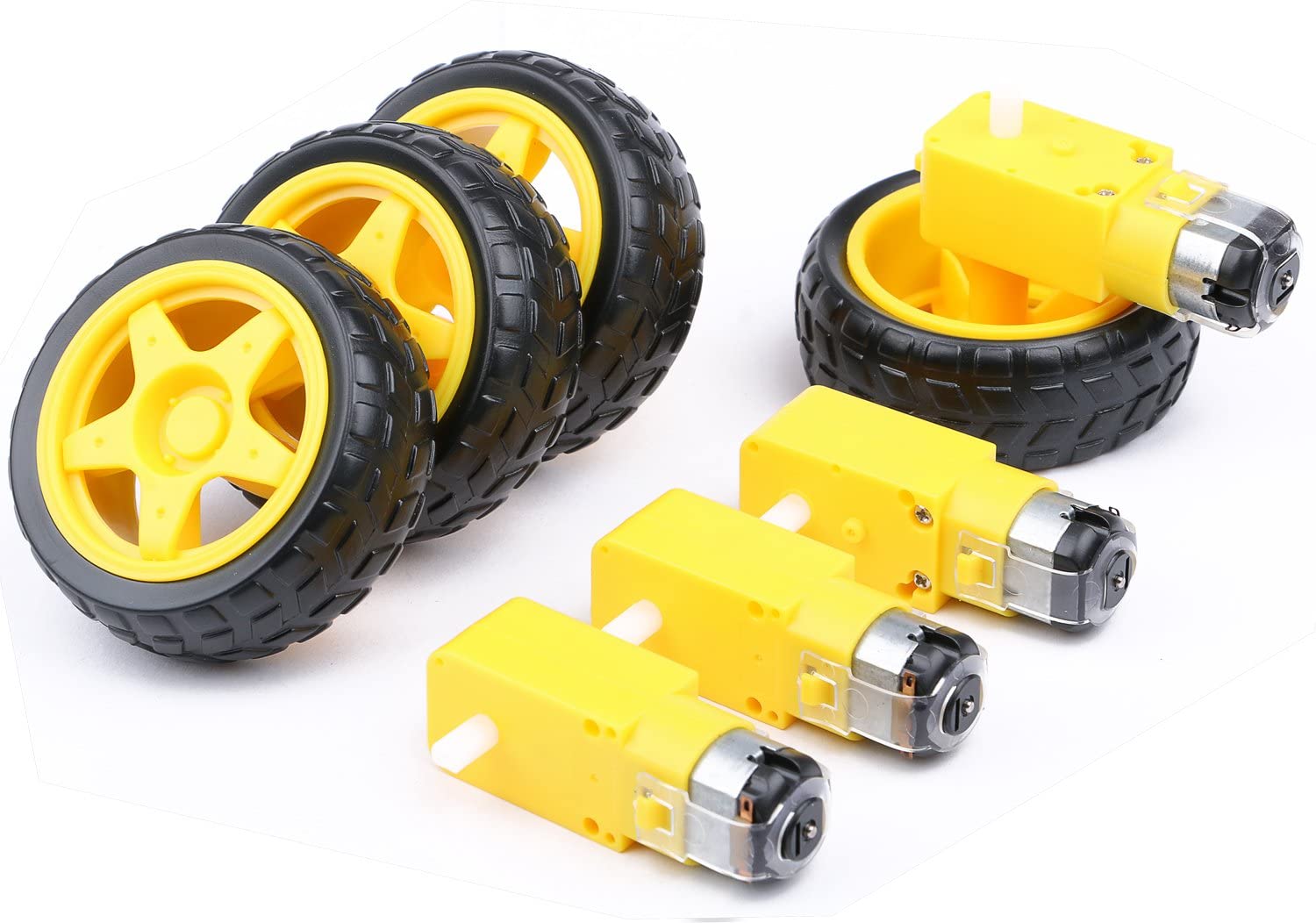 4Pcs TT Motor DC Motor Elétric - Smart Home Yellow avaliação e preço