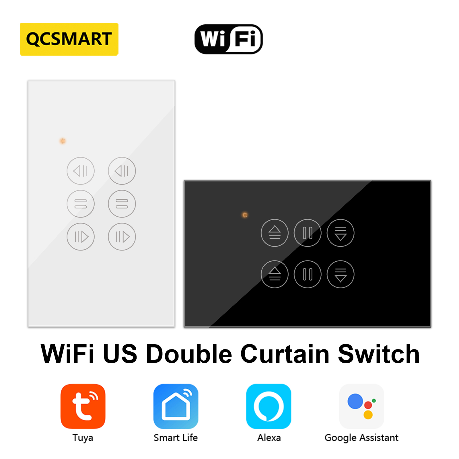 Qcsmart wifi cortina dupla eua - Universal Remote Smart Home avaliação e preço