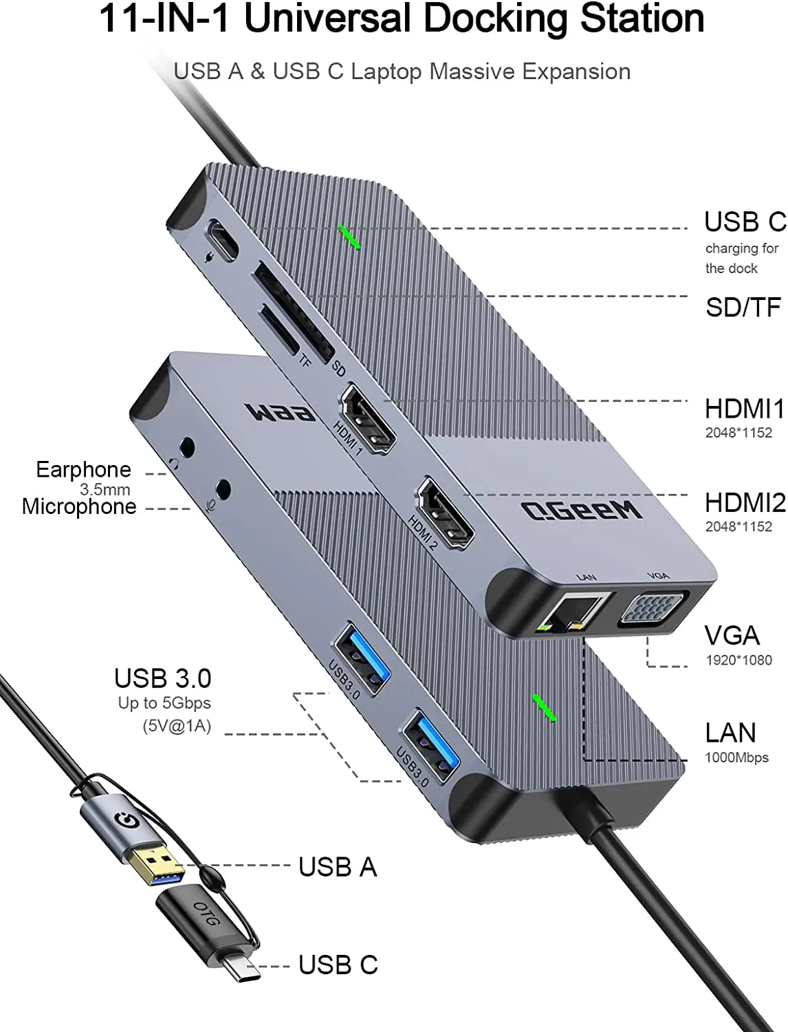 Estação de Docking USB 3.0 QGe - Smart Home Hub 2 avaliação e preço