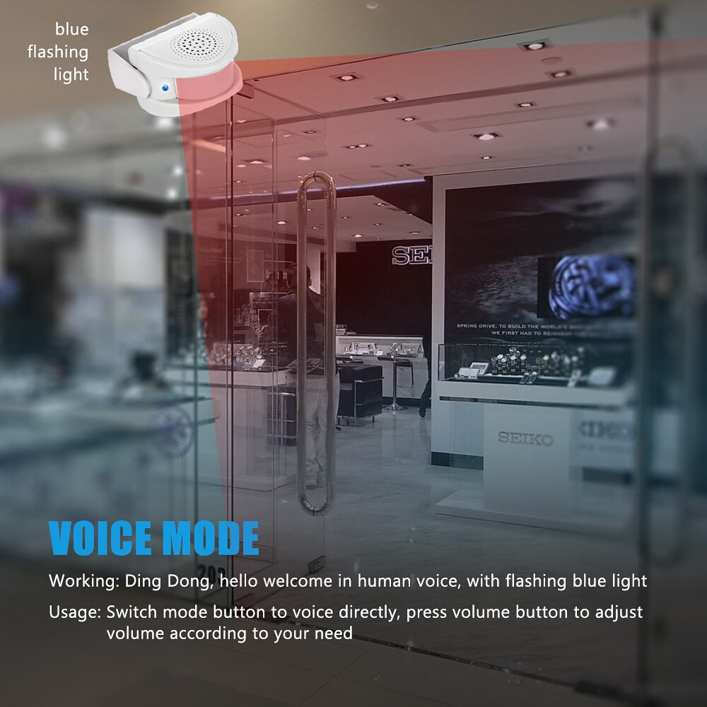 Fuers-Wireless campainha intel - Wireless Door Sensor avaliação e preço