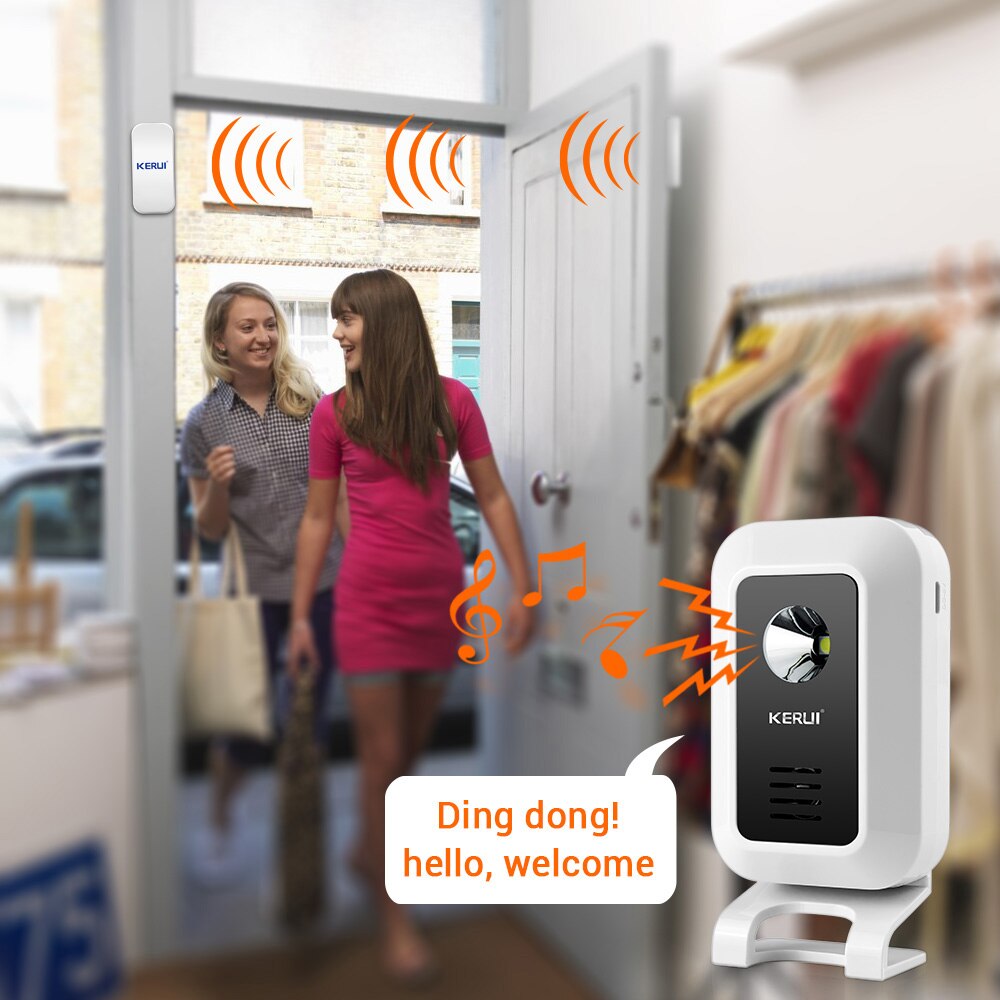 KERUI-M7 Bem-vindo Motion Sens - Wireless Door Sensor avaliação e preço