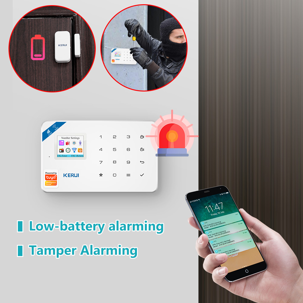 Kerui w181 sistema de alarme s - Smart Home Video avaliação e preço