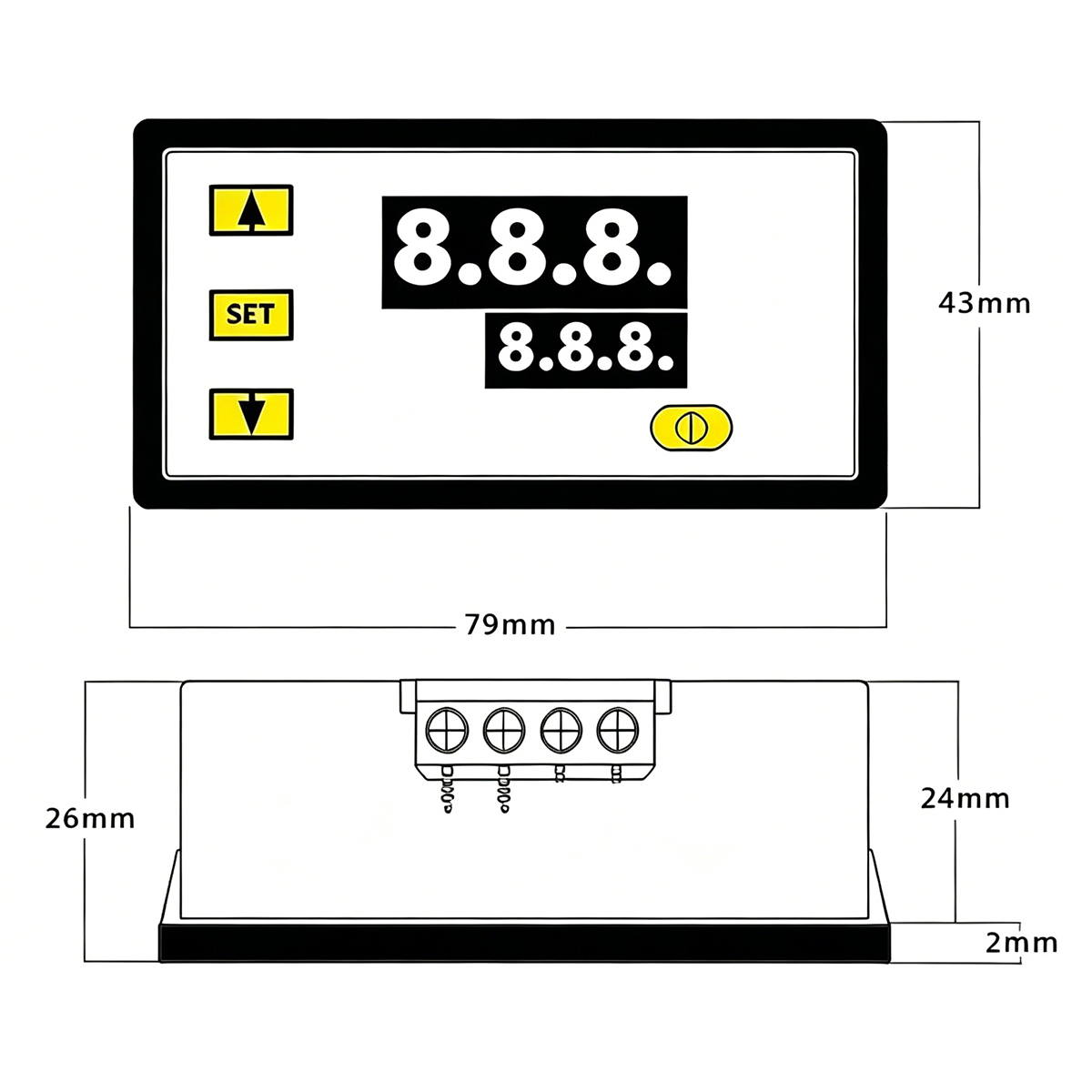 Controlador de temperatura dig - Temperature Sensor avaliação e preço