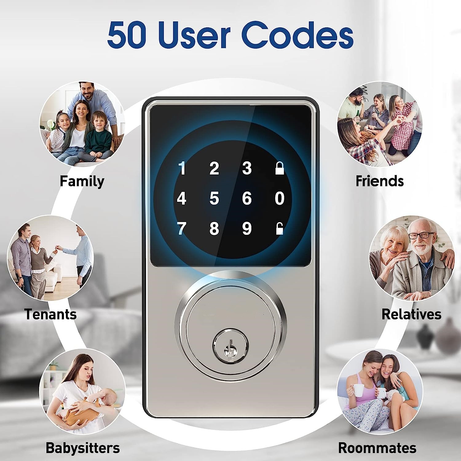 Fechadura Inteligente com Senh - Smart Home Door Lock avaliação e preço