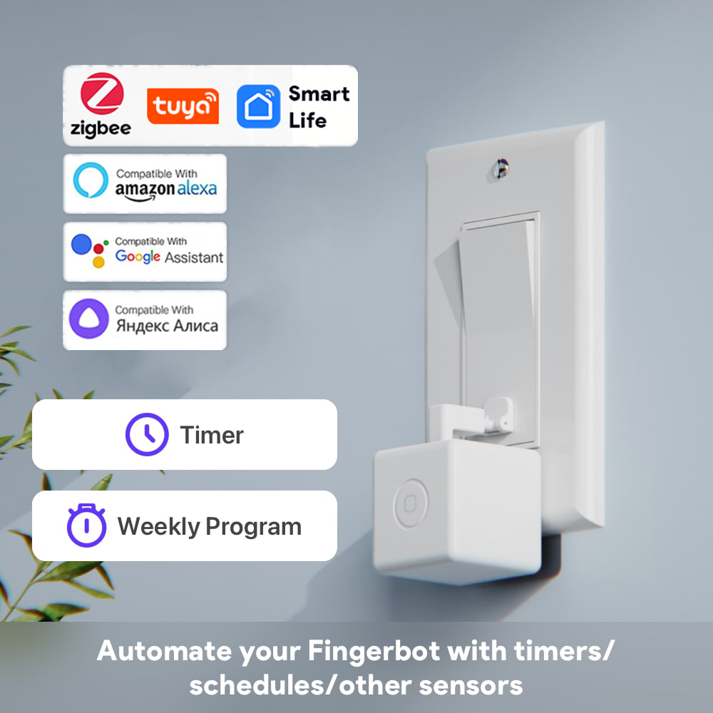 Tuya Zigbee Smart Fingerbot Pl - Smart Home Plus avaliação e preço