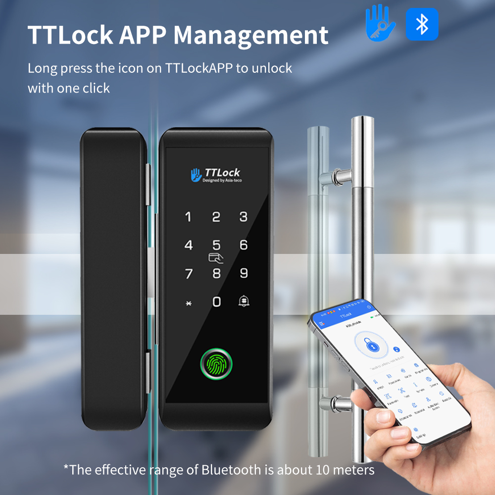 Fechadura de vidro inteligente - Smart Home Door Lock avaliação e preço