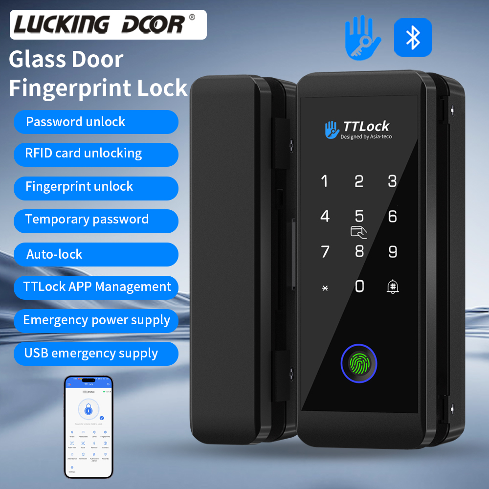 Fechadura de vidro inteligente - Smart Home Door Lock avaliação e preço
