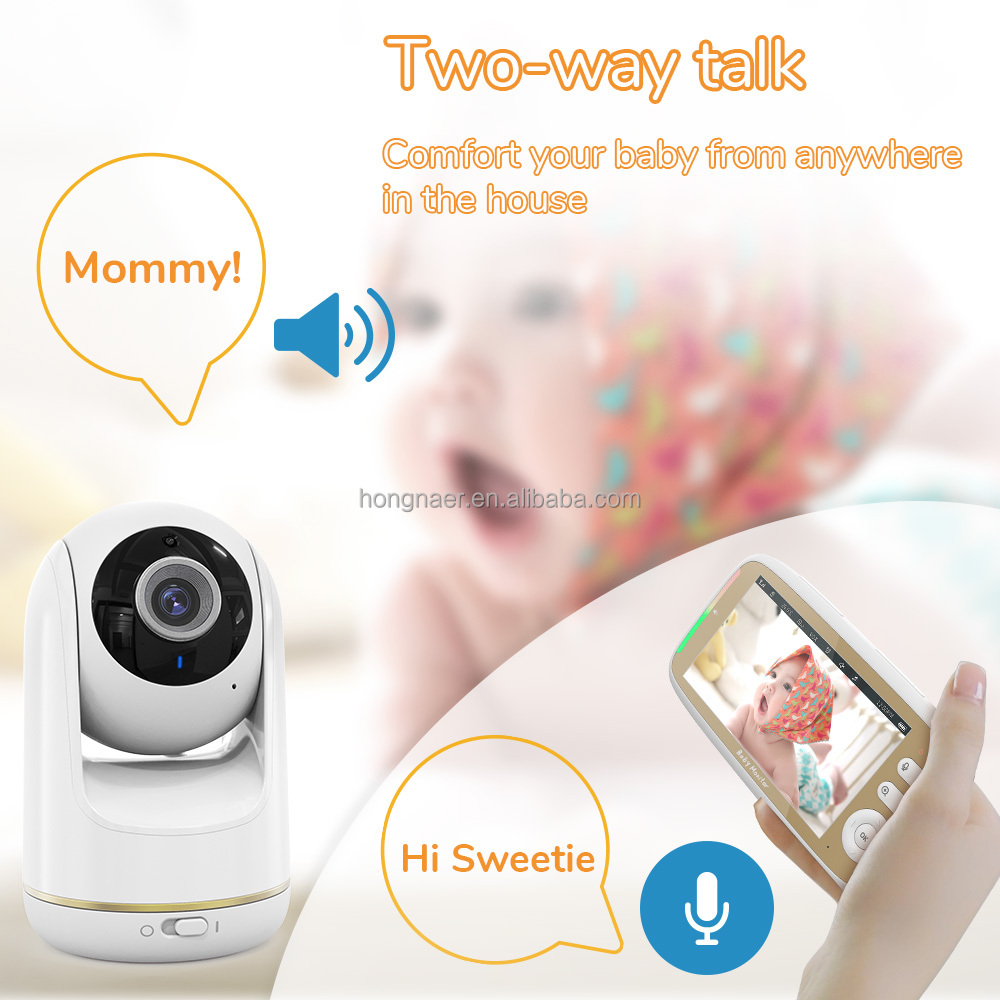 Hongnaer casa áudio bebê cctv  - Smart Home Video avaliação e preço