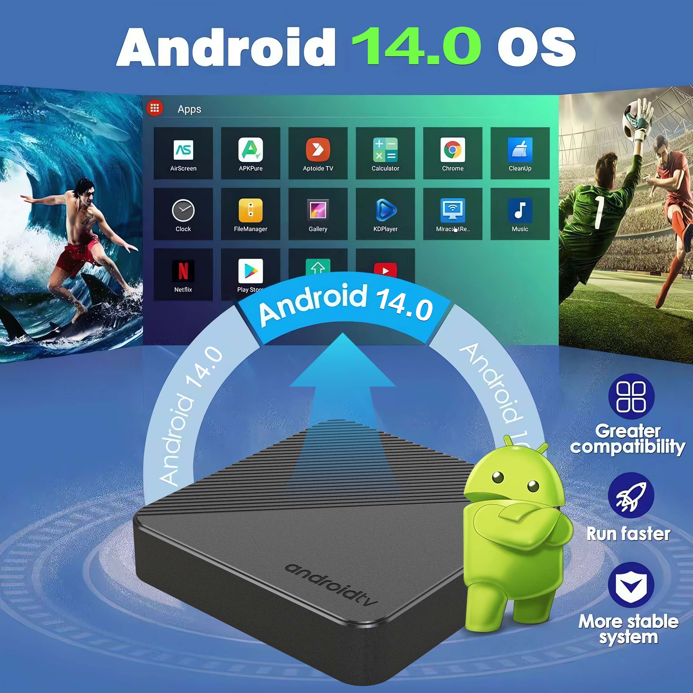 Android14 caixa de tv de cinem - Smart Home Plus avaliação e preço